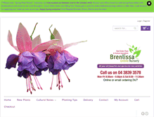 Tablet Screenshot of brenlissaonlinenursery.com.au